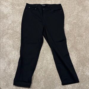 Talbots  Black Flawless Five-Pocket Jean Sz 20